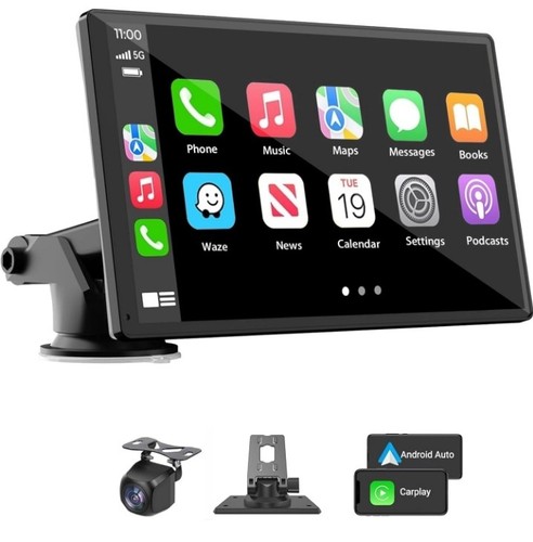 : Yongeid4.14.1 de 5 estrellas (834) Portátil Inalámbrico Carplay Coche Estéreo, 7"...64