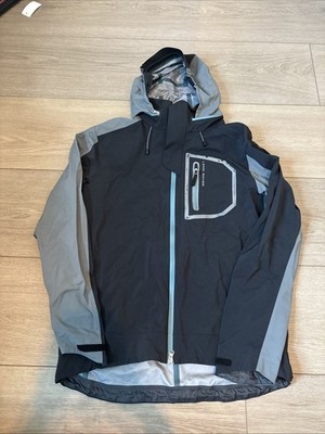 Land Rover Men's Taped Seam Jacket Shell Black Large Used Men s Rain Ski Jacket