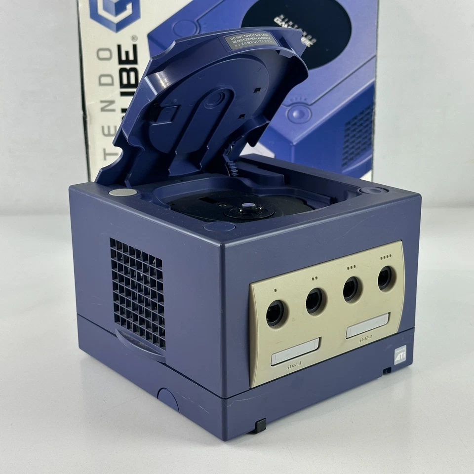 Nintendo Gamecube Indigo DOL-001 Console Console Original Import NTSC-J - Imagen 2 de 4