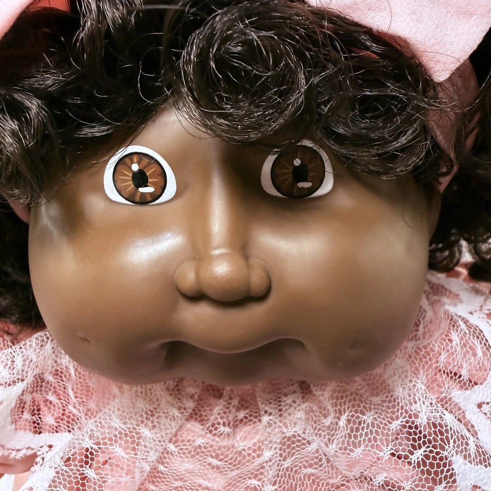 Difícil de encontrar RARO CPK Cornsilk AA Girl OK HM-12 Original Conjunto Etiqueta Cepillo De Colección Foto 3 de 4