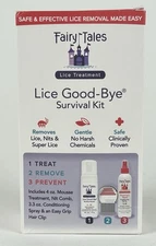 Lice Treatment Kit, Treatment Mousse, Conditioning Spray, Comb and Clip Survival