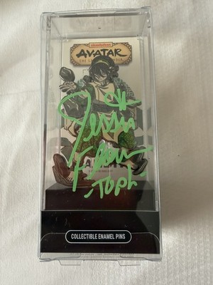 SDCC 2026 Exclusive ATLA Toph Figpin Signed By Voice Actress Jessie Flower