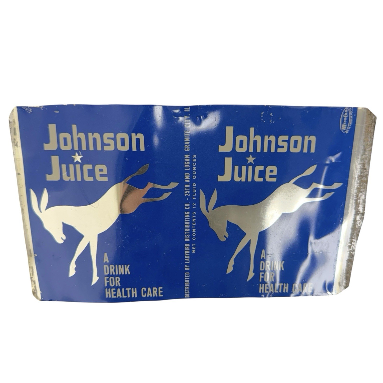 Vintage 1964 Lyndon B. Johnson Juice Can Political Memorabilia Extremely Rare!