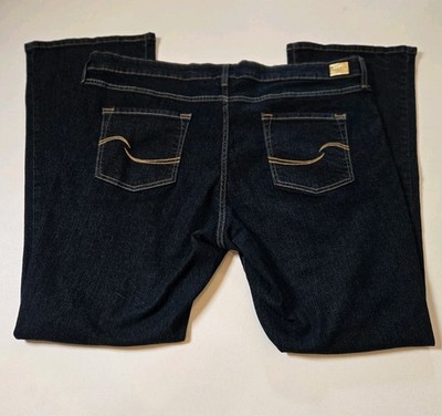 Levis Gold Womens PLUS 24 W Jeans Totally Shaping Boot Cut 42 X 31 Western Logo 