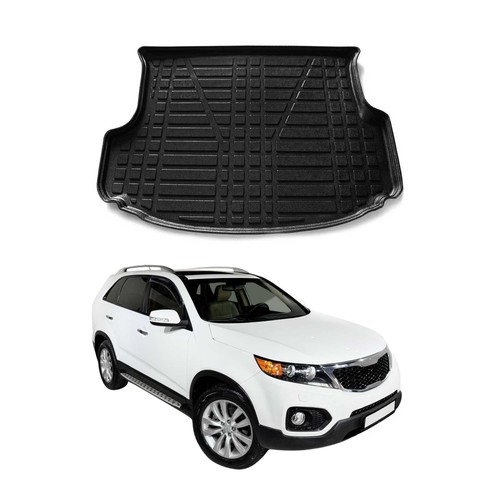 OMAC Cargo Mats Liner for Kia Sorento 2011-2015 Black All-Weather TPE - 第 1/7 張圖片