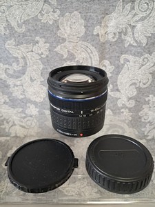 OLYMPUS ZUIKO DIGITAL 14-42mm F3.5-5.6 ED 4/3 LENS + END CAPS - FULLY WORKING