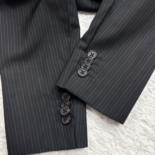 Authentic Paul Smith Super110 Striped Suit with Backless Detailing and Pants Set - Picture 13 of 24