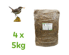 Soldatenfliegenlarven 20 kg wie Mehlw&uuml;rmer Hermetia Black Soldier Fly Koi V&ouml;gel