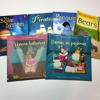 Lot 6 Usborne Phonics Readers Set Learning to Read Beginner Little Children