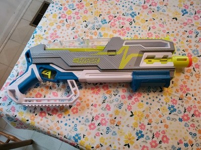 Nerf Hyper Siege-50 Pump-Action Nerf Ball Rifle 110 Fps Tested Works Rifle Only 