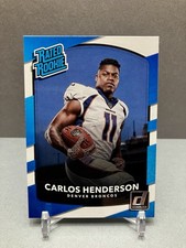2017 CARLOS HENDERSON Donruss Rated Rookie Card# 336. rookie card picture