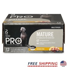 Chicken Stew Wet Dog Food Mature Pets Grain Free Pate Cups 3.5oz 12 Pack New 5.38 per gallon