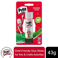 Pritt  Safe & Child-Friendly Glue Sticks for Arts & Crafts Activities, 43 g