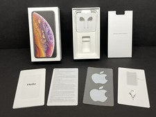 Apple iPhone Xs, Gold, 256GB Original Empty Box Only  Stickers