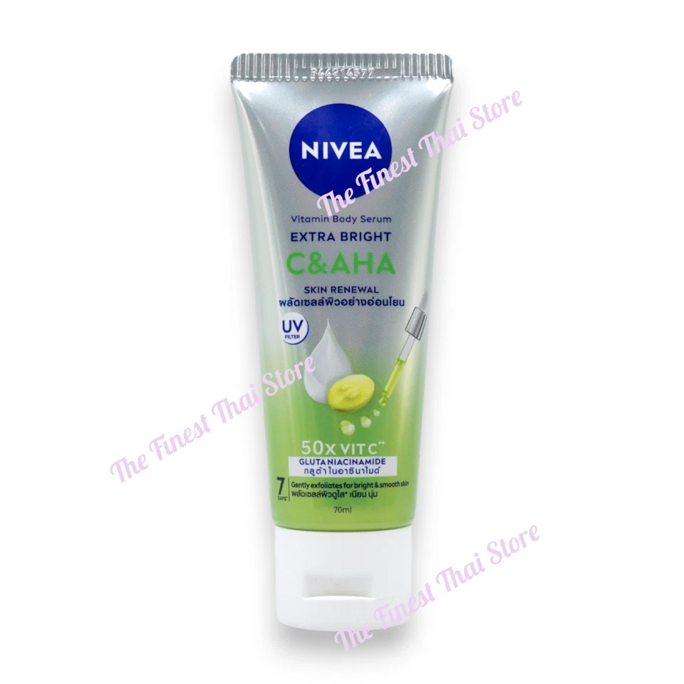 Suero corporal Nivea Vitamin Extra Brillante C y AHA: Tamaño de viaje 70 ml Paquete de 3 Foto 2 de 3