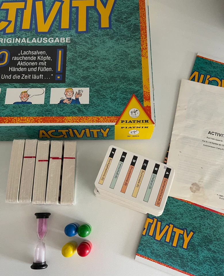 Activity Piatnik Brettspiel Vintage 1990 unbespielt - Bild 4 von 4