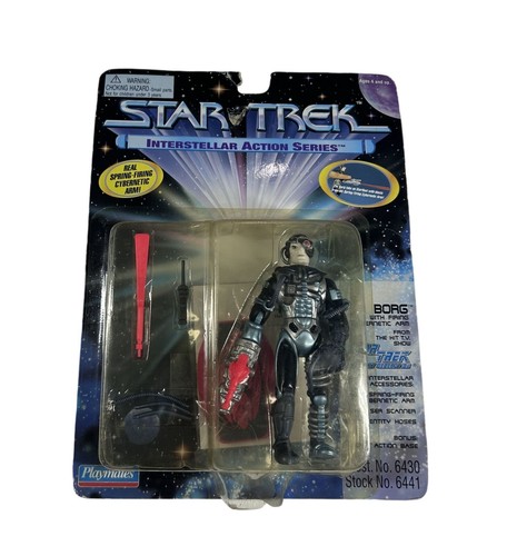 Vintage 1995 Star Trek Borg Action Figure With Accessories