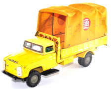 Rare Vintage Yonezawa Tin Nissan 680 Nippon Express Friction Truck 1960s Japan