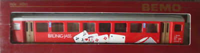 BEMO   3271 456  (H0m)   Personenwagen SBB  Brünig Jass + OVP  - unbenutzt