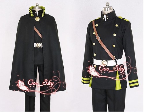 Costume cosplay serafino della fine Yuichiro Hyakuya completo vestito uniforme - Foto 3 di 3