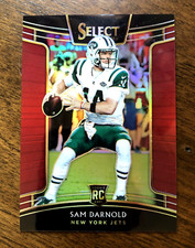 2018 Sam Darnold Panini Select Maroon Prizm 75/99 Rookie Card #18 Seahawks RC. rookie card picture