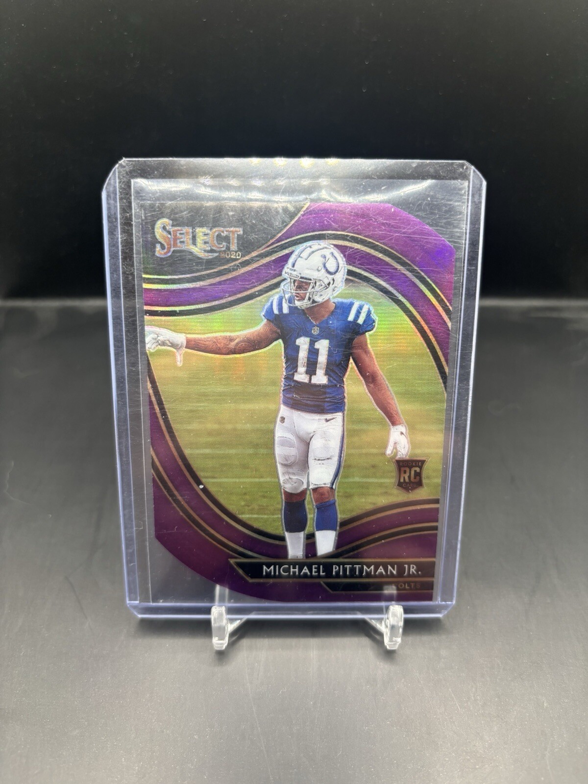 Michael Pittman Jr 2020 Select Purple Field Level Die Cut Rookie Rc Colts