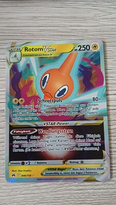 Rotom Vstar / Pokemon Karte / Deutsch / Zenit der Könige 046/159