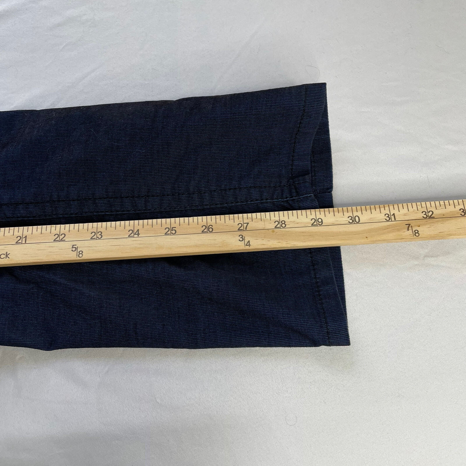 INC Jeans Pants Berlin Slim Straight Blue/Black Cotton Blend Men's Sz. W33 L30