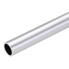 6063 Aluminum Round Tube 25mm x 20mm x 300mm Seamless for DIY Straight Tubing