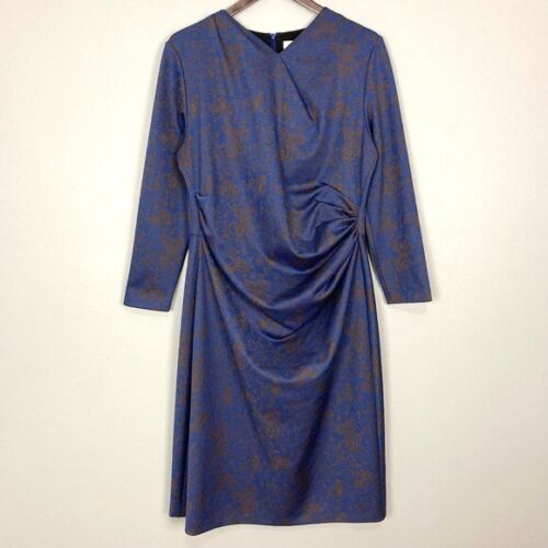 The Fold London Belgravia Dress Women’s Size 16 Wool Blend Long Sleeves Classic