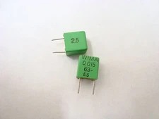 QTY-5 WIMA FILM CAPACITOR FKP2 0.015uF 63V 2.5%