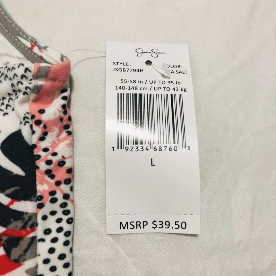 Vestido Jessica Simpson Niñas Grande Floral Colorido Juvenil Vestido de Verano Nuevo Foto 3 de 4