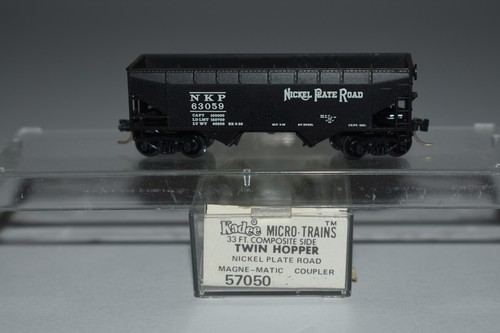 Tolva de doble bahía escala N Kadee Nickel Plate Road 33' 63059 C45690 | Condition: Used