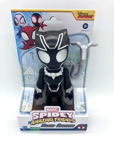 Spidey And His Amazing Friends Pre-school Action Figures And Playsets | Type Of Toy Supersized Black Panther Figure