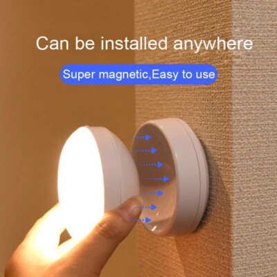 360° Rotated Night Light USB Charging/Battery Powered Wall Lamp Motion Sensor