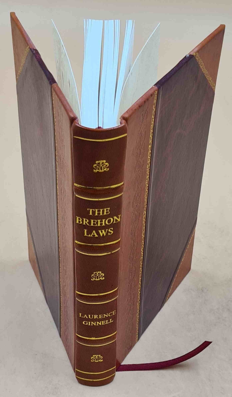 Vintage 1894 Brehon Laws Legal Handbook by Laurence Ginnell - Leather Bound Edition
