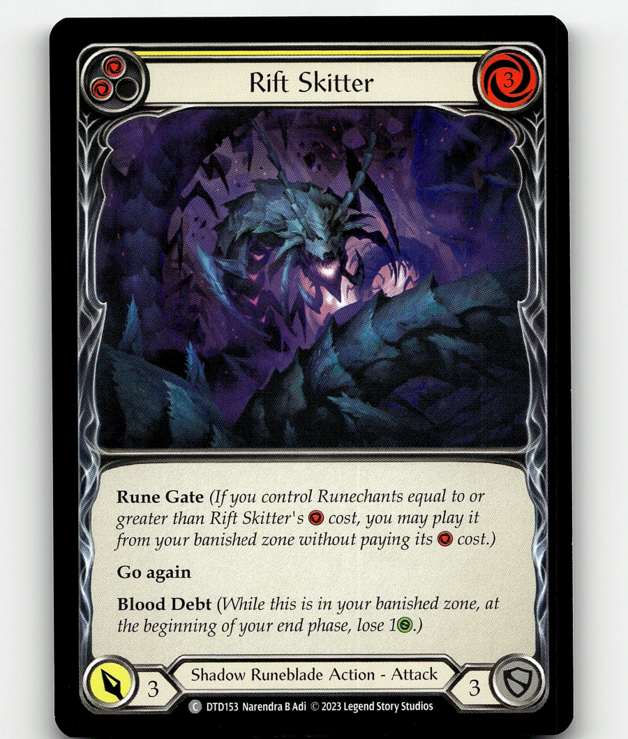 Flesh And Blood - Rift Skitter (Yellow) - Dusk Till Dawn | eBay