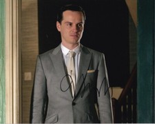 ANDREW SCOTT signed Autogramm 20x25cm SHERLOCK HOLMES in Person autograph COA