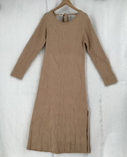WAYF Dede and Emily BFF collection Sweater dress Tan XLarge