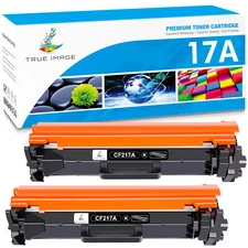 2 Pack CF217A Toner Cartridge for HP 17A LaserJet Pro M102w M102a MFP M130fw