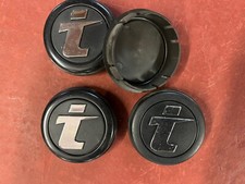 Nabenkappen Radnabendeckel ATS Irmscher i-Logo schwarz Manta, Ascona Kadett Opel