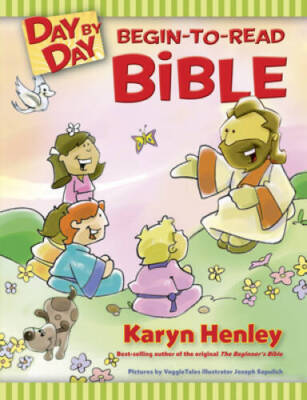 Day by Day Begin-to-Read Bible (Tyndale Kids) - Hardcover - VERY GOOD