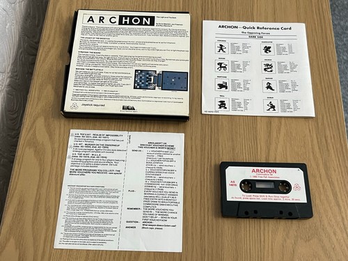 Ariolasoft Archon Commodore 64 Cassette - Boxed & Working -😎Premium Listing😎 - Afbeelding 9 van 24