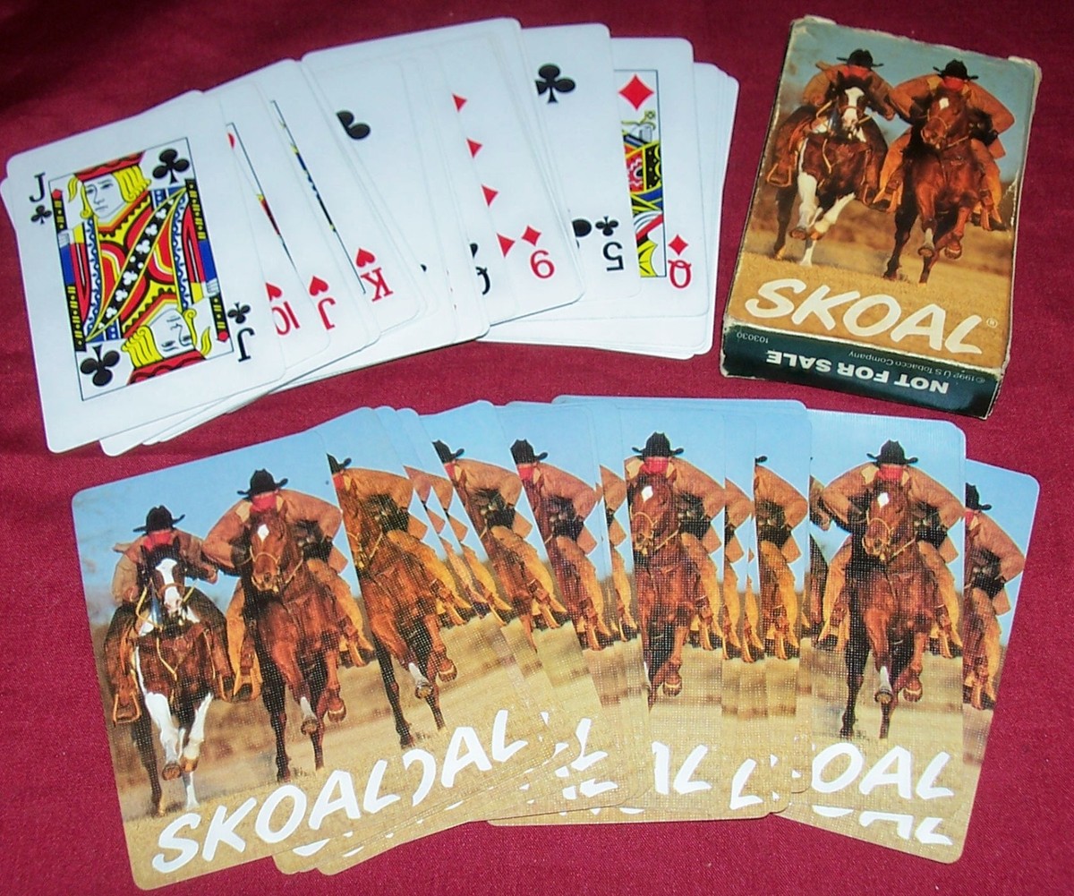 tobacco playing cards Old Skoal Playing Cards Card Deck US Tobacco Co Vintage Dip Advertising Ad  Poker