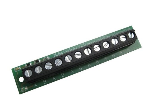 Distribuidor de corriente distribuidor modelismo ferroviario AC DC analógico digital estado LED kit de montaje - Imagen 3 de 16