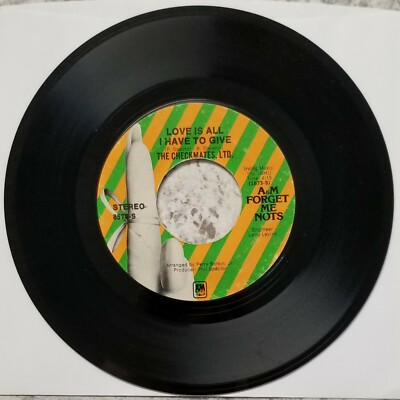 The Checkmates Ltd/Sonny Charles ''Love Is All I Have To Give/Black Pearl'' 45 RPM