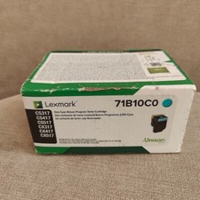 Lexmark 71B10C0  OEM Cyan Toner Cartridge  Overboxed