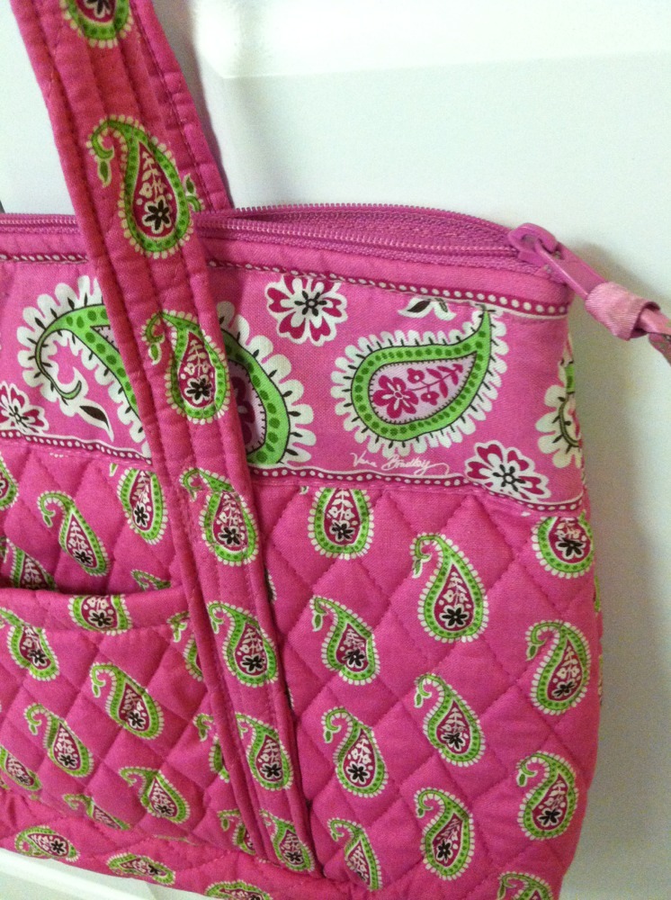 Vera Bradley Retired Bermuda Pink Betsy Bag Excellent Condition No