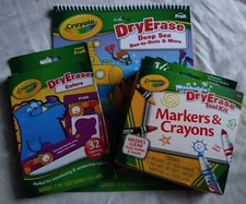 Crayola Dry Erase Markers, Crayons, Deep Sea Activity Book & Tote New SHIPS FAST