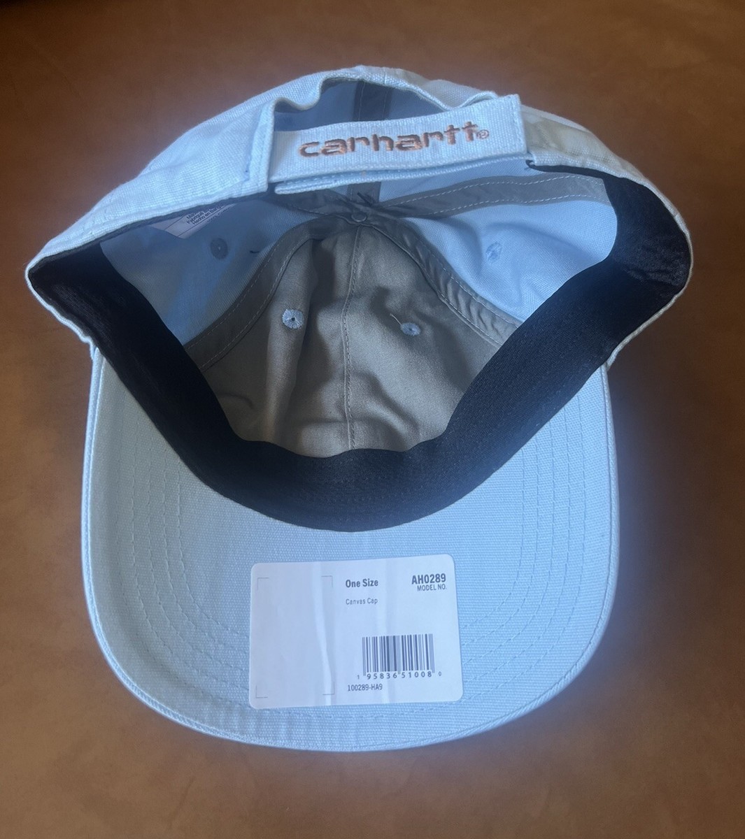 Carhartt Force Odessa Canvas Logo Cap Light Blue Adjustable